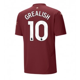 Pánské fotbalový oblečení Manchester City Jack Grealish #10 Tretí košile 2024-25 Krátkým Rukávem